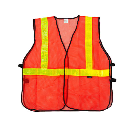 SAFE HANDLER Lattice Reflective Safety Vests, Large, Orange(2-Pack) BLSH-ES-L-SV2O-2